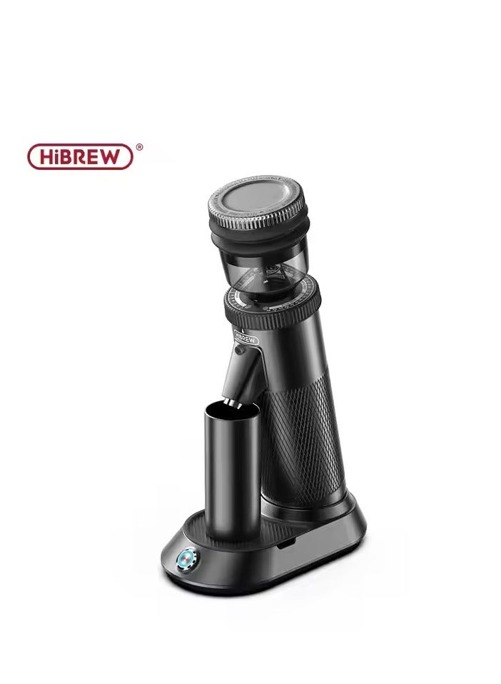 هيبرو مطحنة قهوة كهربائية HiBREW G5، مطحنة قهوة مخروطية مع 36 إعداد لطحن، سعة 50 جرام، هيكل من سبيكة الألومنيوم، مناسبة للإسبريسو والقهوة التركية وطرق التحضير بالتنقيط. - Image 1